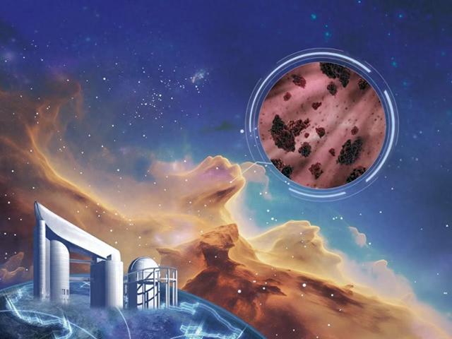 星際塵埃示意圖